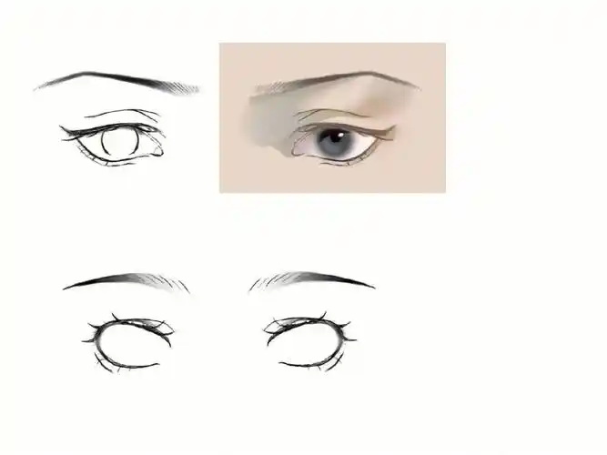 还五官只画了两官#零基础学画画  #ipad画画  #画画  #自学画画