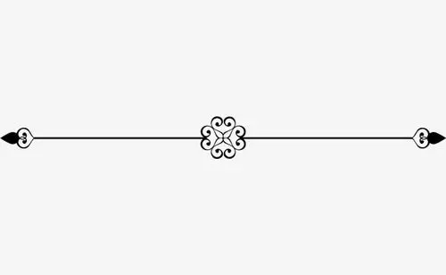 黑色红色单色简单简约装饰分割线条