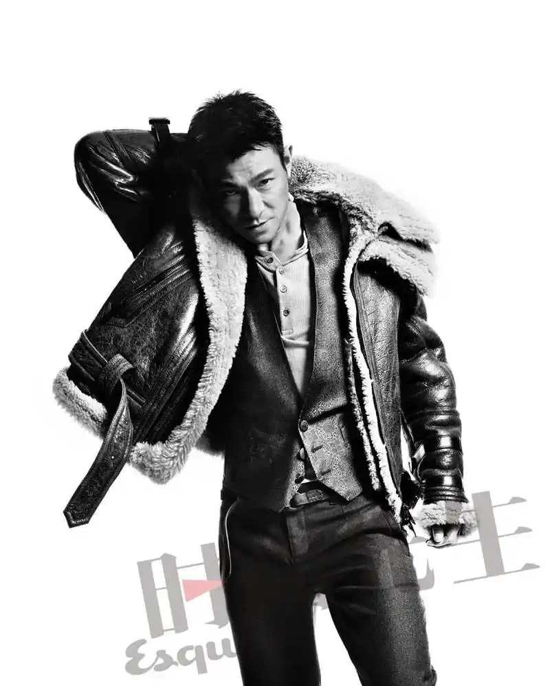 刘德华登时尚杂志封面