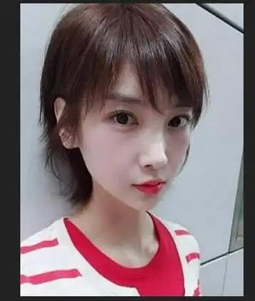 短碎发女图片,短碎发女图片有层次_竞价网