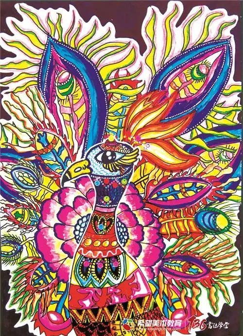 儿童美术比赛作品高清图附作品点评