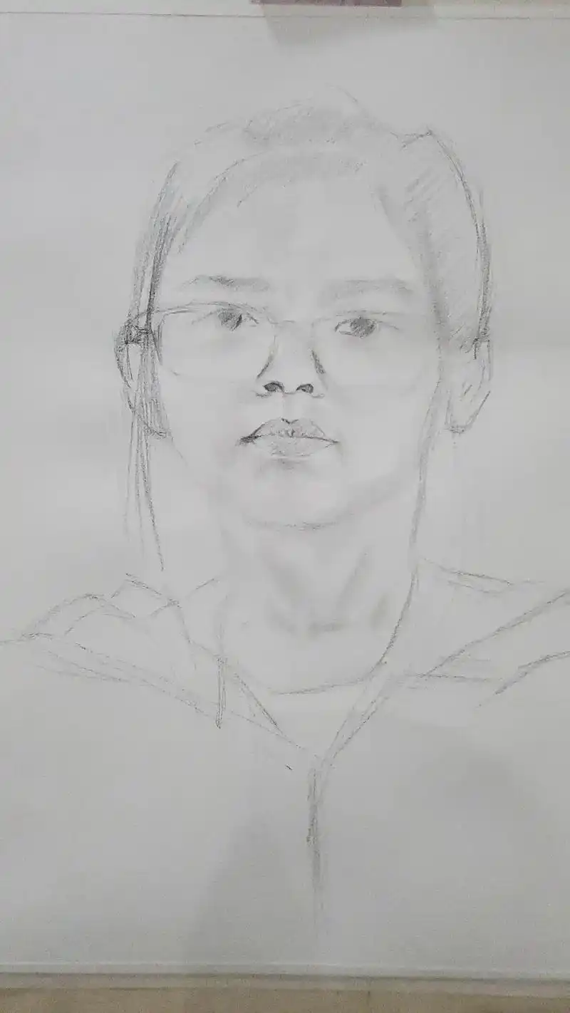 绘画教程 #零基础学画画 #素描头像  - 抖音