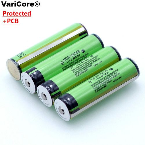 panasonic松下3400mah18650锂电池 37v强光手电用带保护板电池