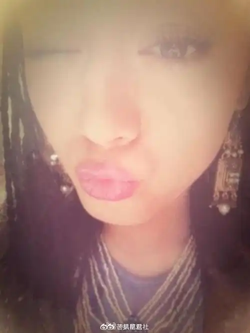 迪丽热巴风中奇缘时期旧照##迪丽热巴维姬自拍旧照