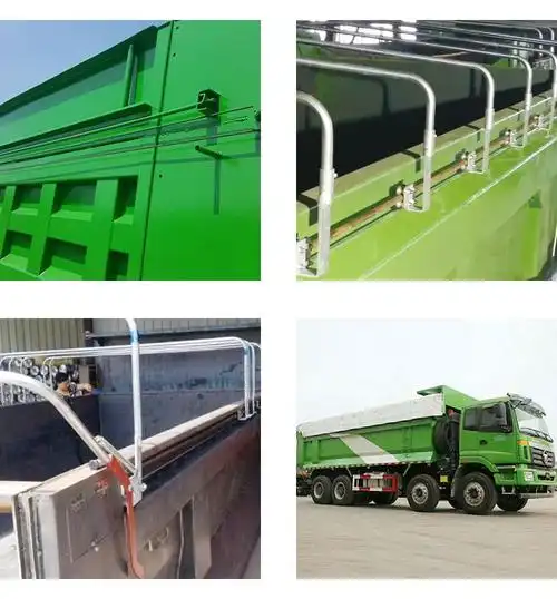 【捷工机械】 圆钢滑道伸缩篷布 自卸车伸缩篷布 自卸车加盖伸缩篷布