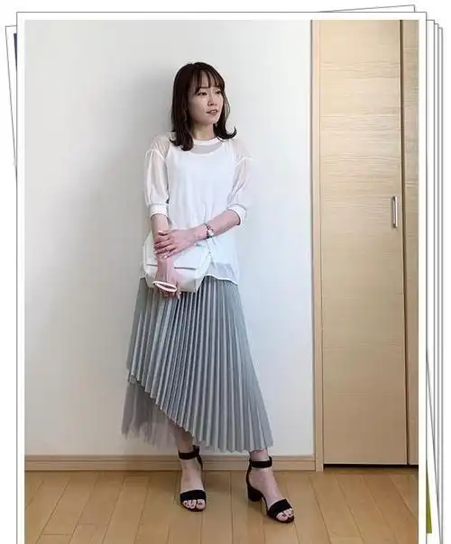 腿粗的女人怎么穿裙子?适合梨形身材的半身裙搭配示例