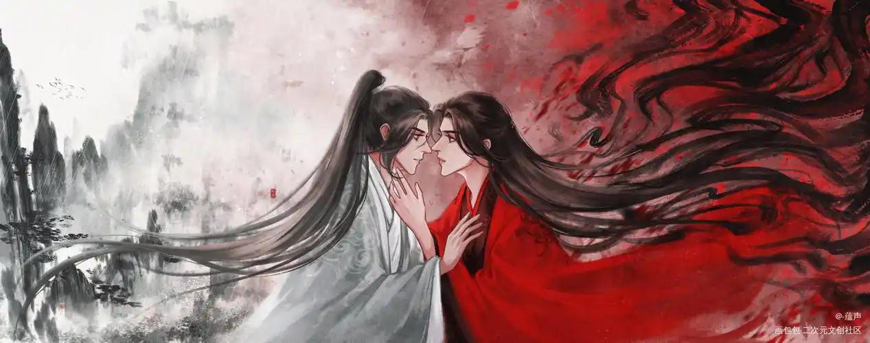 而周子舒,是他望向人间的倒影_天涯客温周温客行周子舒绘画作品