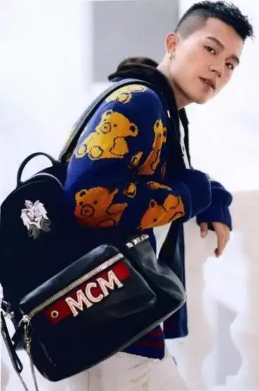 明星演绎mcm品牌starkinsignia系列包包