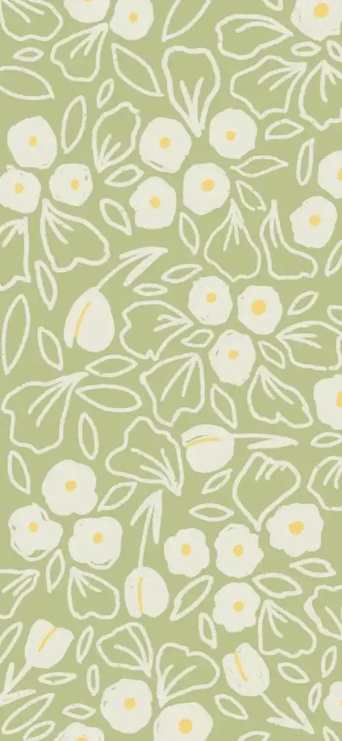 壁纸清新平铺碎花更多