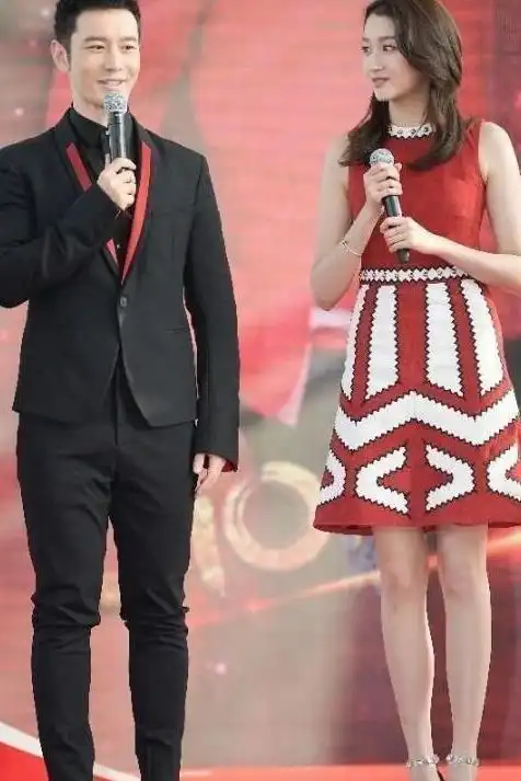 180的黄晓明遇上173的关晓彤网友这身高差非常正常