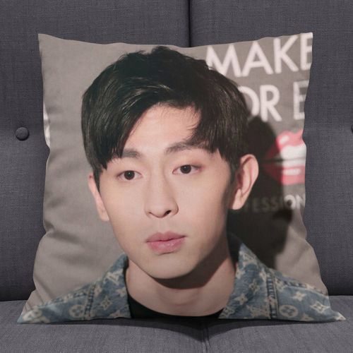 邓伦抱枕定制作明星同款周边人形真人双面可爱女生沙发客厅靠枕头