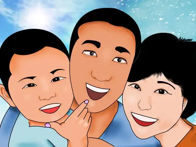 有一个标准的三口之家,夫妻二人带着4岁的小男孩住在一个院子里,生活