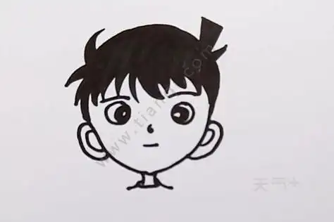 工藤新一怎么画简笔画 - 图片搜索