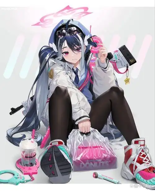 撞色的魅力79挑染插画特辑