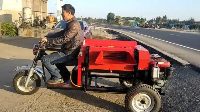 电瓶起动自走式麻类直喂复剥机