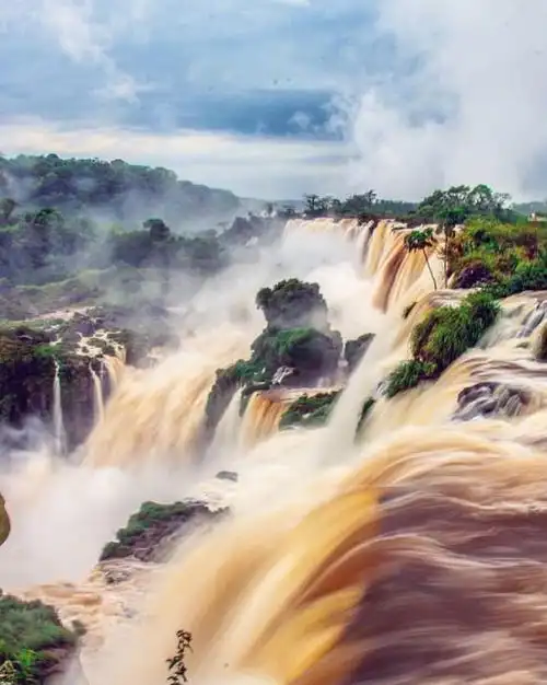 阿根廷伊瓜苏瀑布,世界上最宽的瀑布.#风景摄影