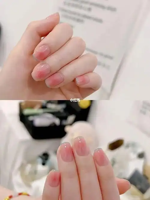 夏日美甲透色美甲