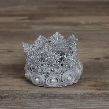 新生儿满月宝宝天使小翅膀皇冠儿童摄影头饰拍照造型服饰摄影道具