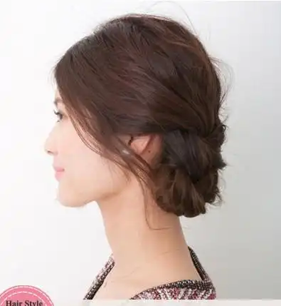 简单短发发型盘发图解 三八节就是要优雅又唯美