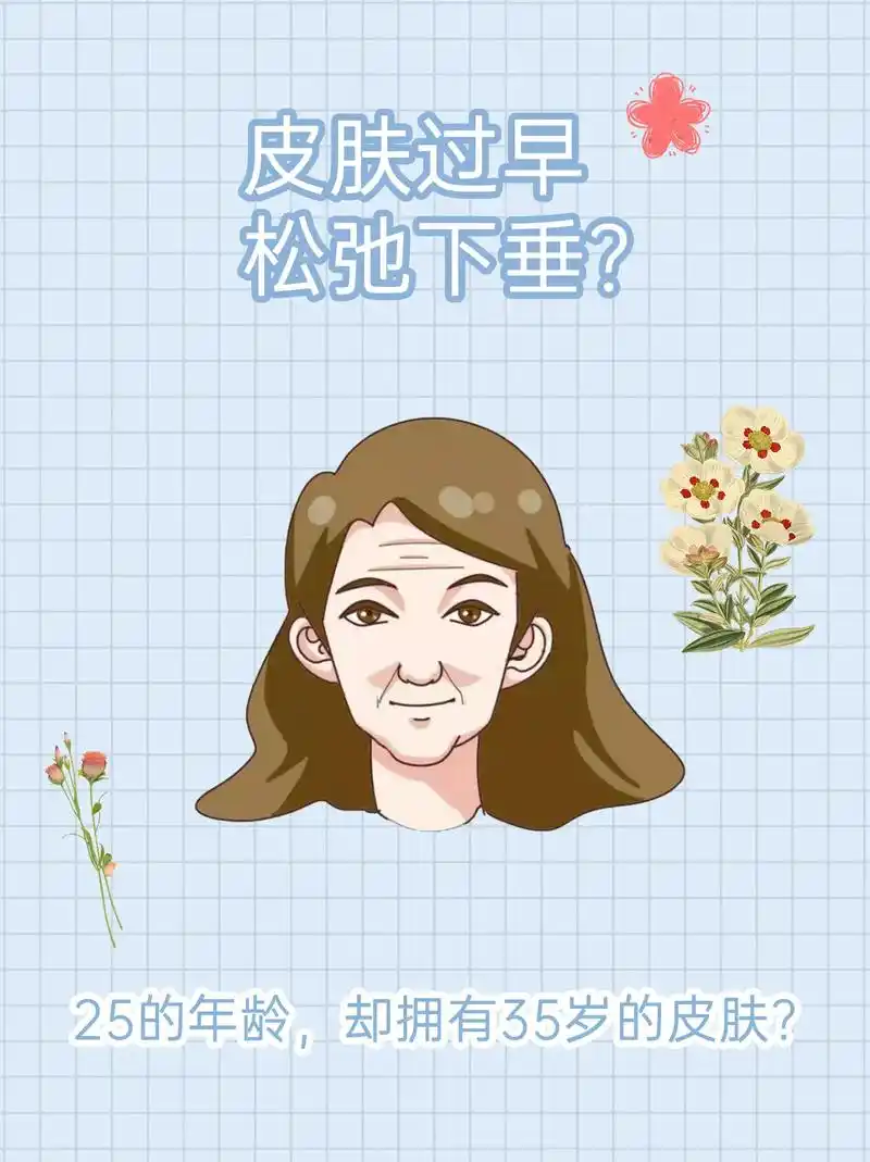 皮肤过早松弛下垂