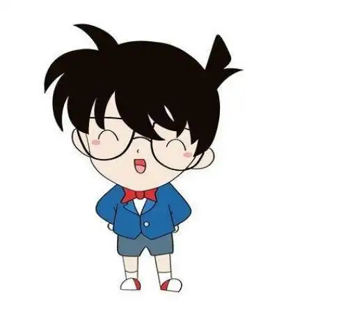 简单帅气柯南简笔画怎么画动漫人物简笔画儿童步骤教程