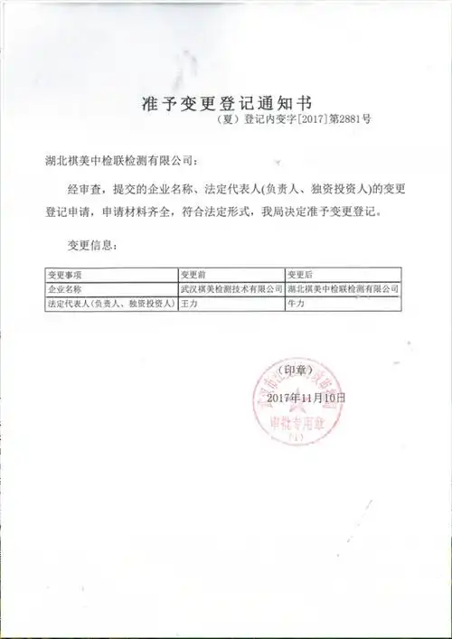 公司名称变更通知