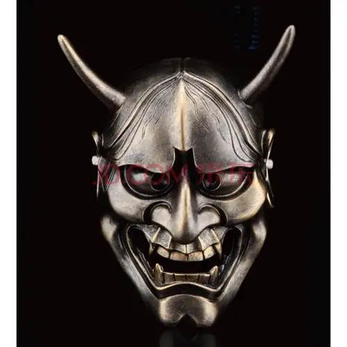 焱悠_般若面具 树脂般若面具全脸cos男日本鬼武士鬼脸日式面具挂件