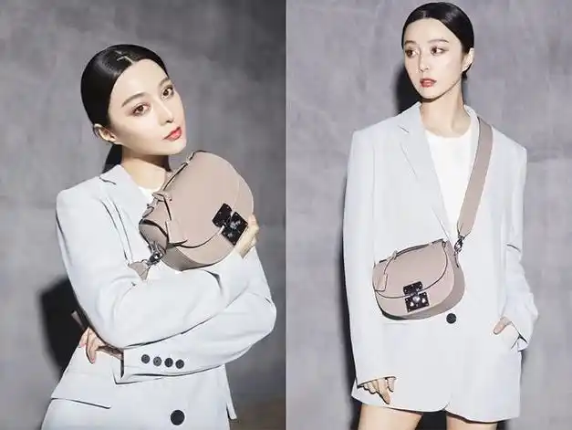 范冰冰晒"下装失踪"照!只穿西装配白t,气场强大还越来越年轻