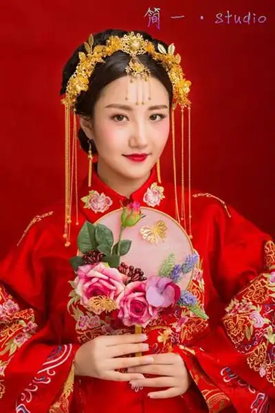唯美的古代新娘妆容温婉优雅清新脱俗