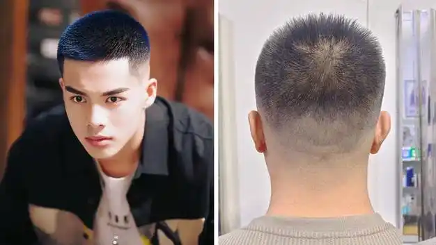 最帅还是两侧铲短,适合大多数男士|发型|脸型|圆脸|方脸|斜刘海_网易