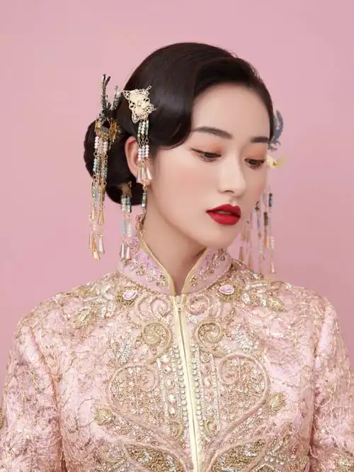 我的中式婚礼  #中式新娘造型  #化妆师  #化妆培训  #广州化妆培训