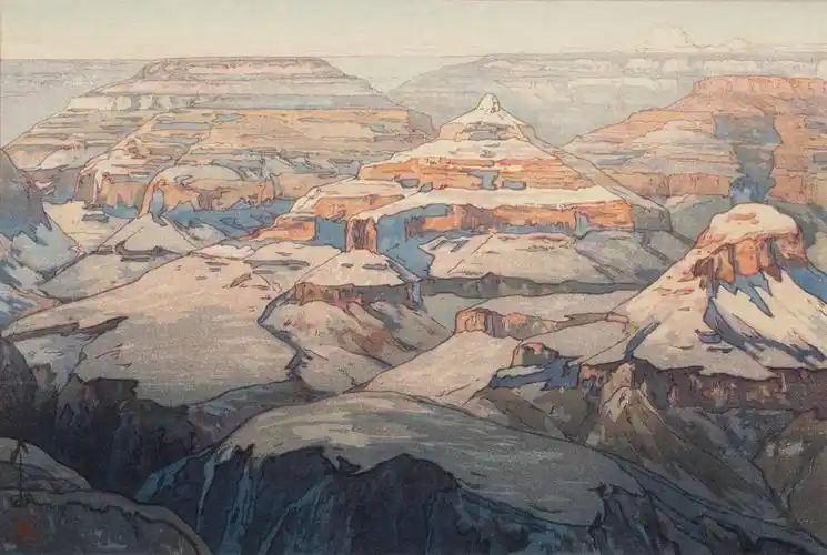 日本版画艺术家hiroshi yoshida - 堆糖,美图壁纸兴趣社区