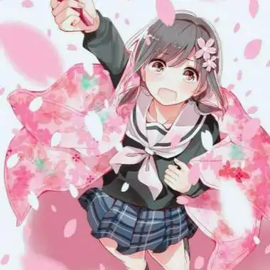 动漫女孩头像梦幻樱花高清好看有樱花动漫女孩头像女生头像美头