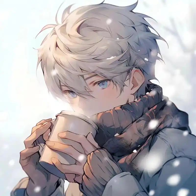 动漫男头‖这个冬天你注定会成为我的人 #好看头像# #男头# #动漫男头