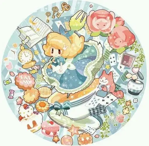 q版迪士尼公主可爱头像:q版萌系画风的迪士尼公主(2)