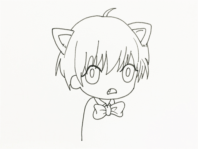 王俊凯动漫简笔画图片是怎么画的 - 人物简笔画 - 老师板报网