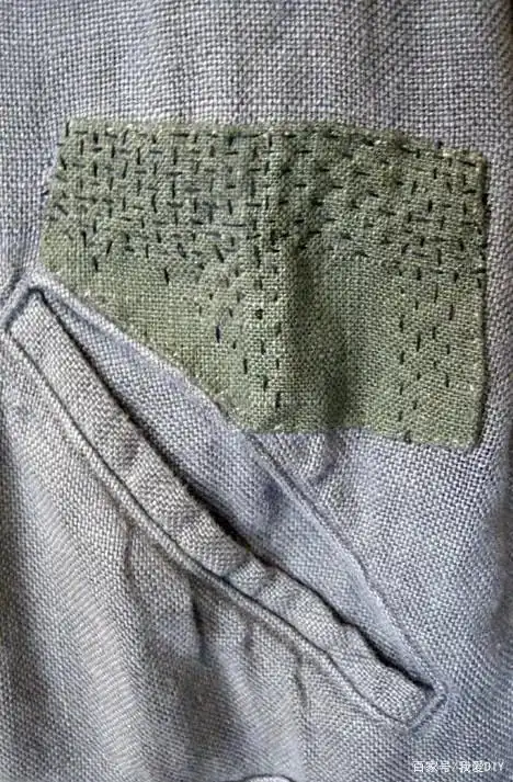 儿时补丁衣服,都是用一针一线缝出的美,你还会吗?附3种缝法
