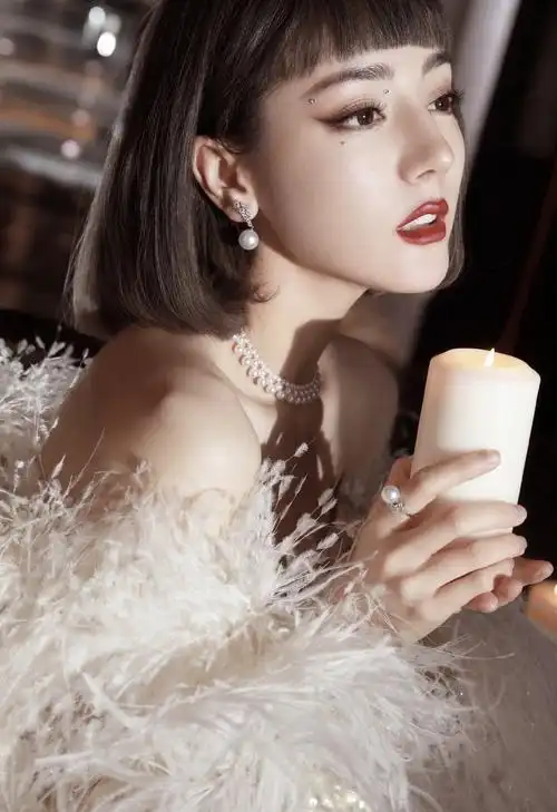 名氧新款日本m家同款 迪丽热巴珍珠项链颈链珍珠 法式优雅赫本风 高