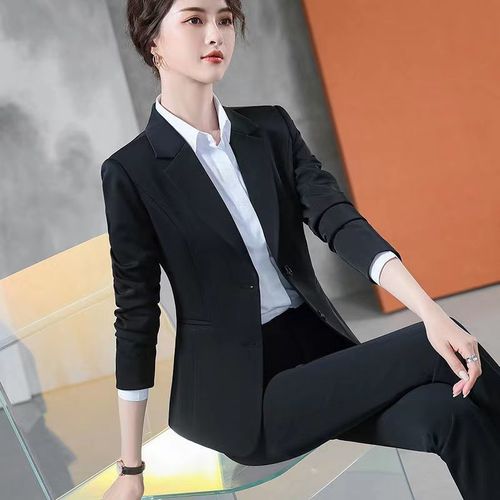 高档西装套装女时尚职业装小西服外套女士商务正装工作服面试工装