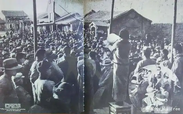 一二九学生运动老照片:学生运动风起云涌,让政府头痛不已