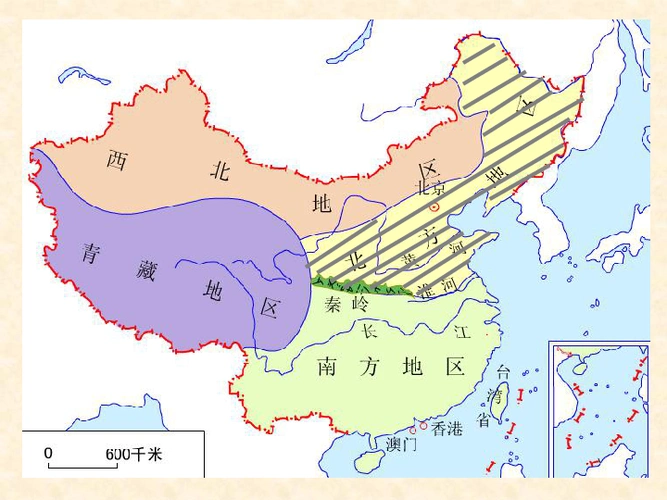 初中 地理 湘教版 八年级下册 第五章 中国的地域差异 第二节 北方