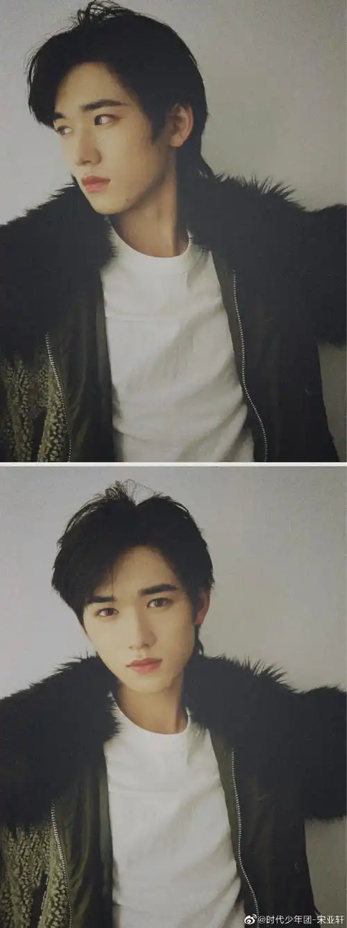 宋亚轩露额头了##宋亚轩复古风随拍