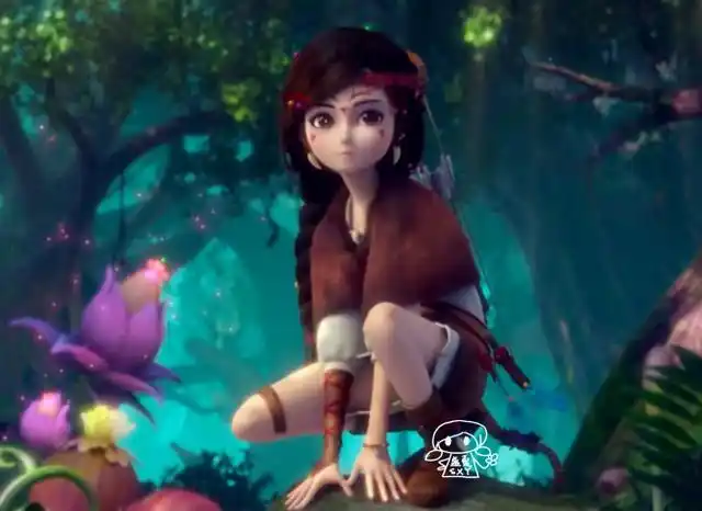 四个拥有部落感又能操纵自然的3d动漫美女,你最喜欢的是哪个?