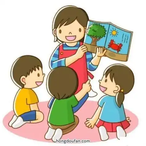 幼儿园上课的小朋友简笔画