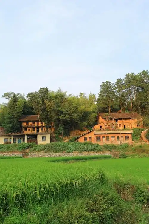 中国农村风景与建筑
