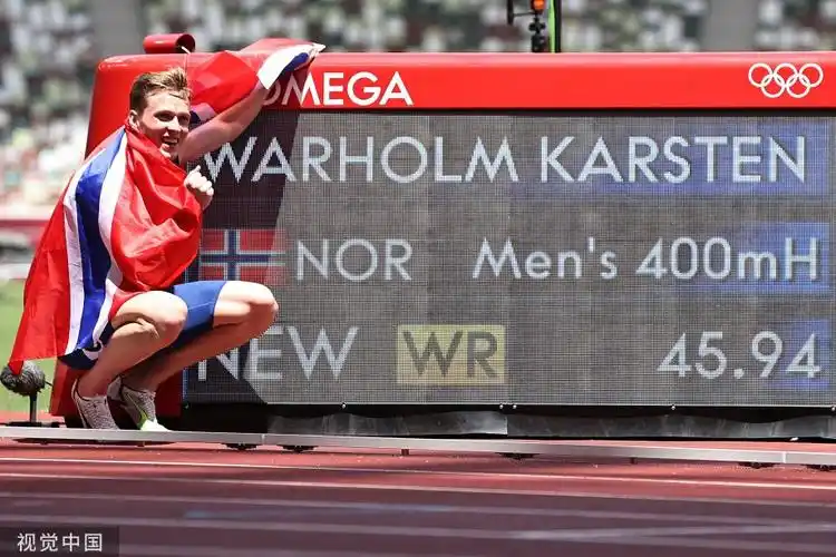 联赛奥斯陆站,沃霍姆才以46秒70刷新沉寂29年的男子400米栏世界纪录