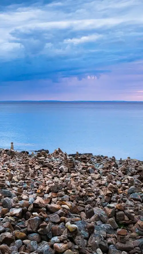 海滩岩美丽的海,高清图片,手机壁纸