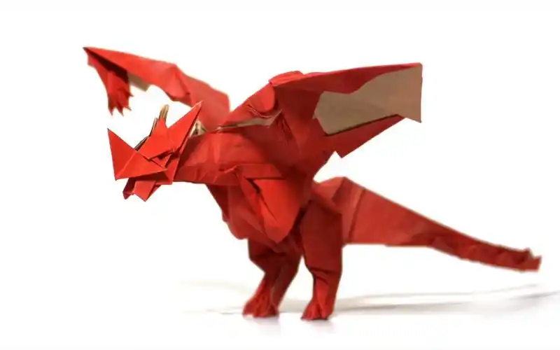 【折纸教程】侏罗纪:飞龙-折纸教程