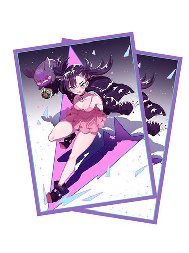 宝可梦卡套ptcg卡套玛俐官套闪光牌套精灵卡片保护套66x91 50张