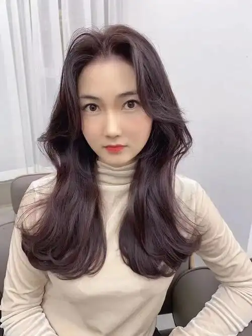 显白发色暗紫色